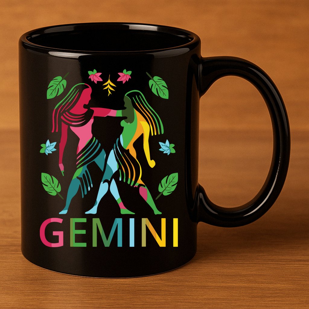 Gemini Zodiac Spring Gemini Birthday 11oz C Handle Ceramic Mug