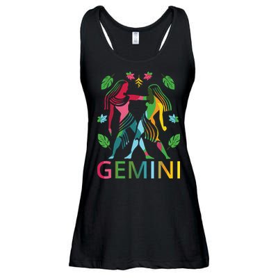 Gemini Zodiac Spring Gemini Birthday Ladies Essential Flowy Tank