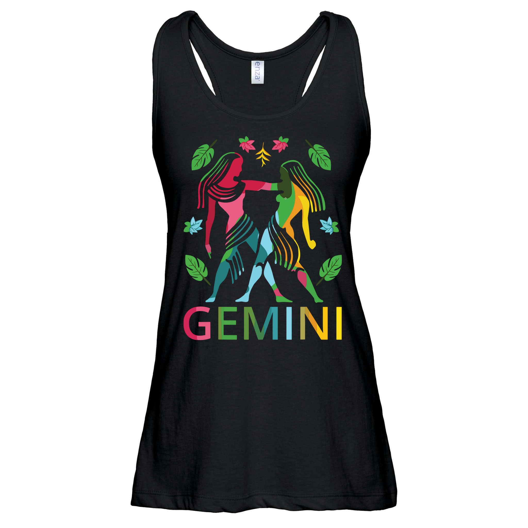 Gemini Zodiac Spring Gemini Birthday Ladies Essential Flowy Tank