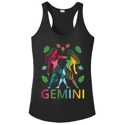 Gemini Zodiac Spring Gemini Birthday Ladies PosiCharge Competitor Racerback Tank