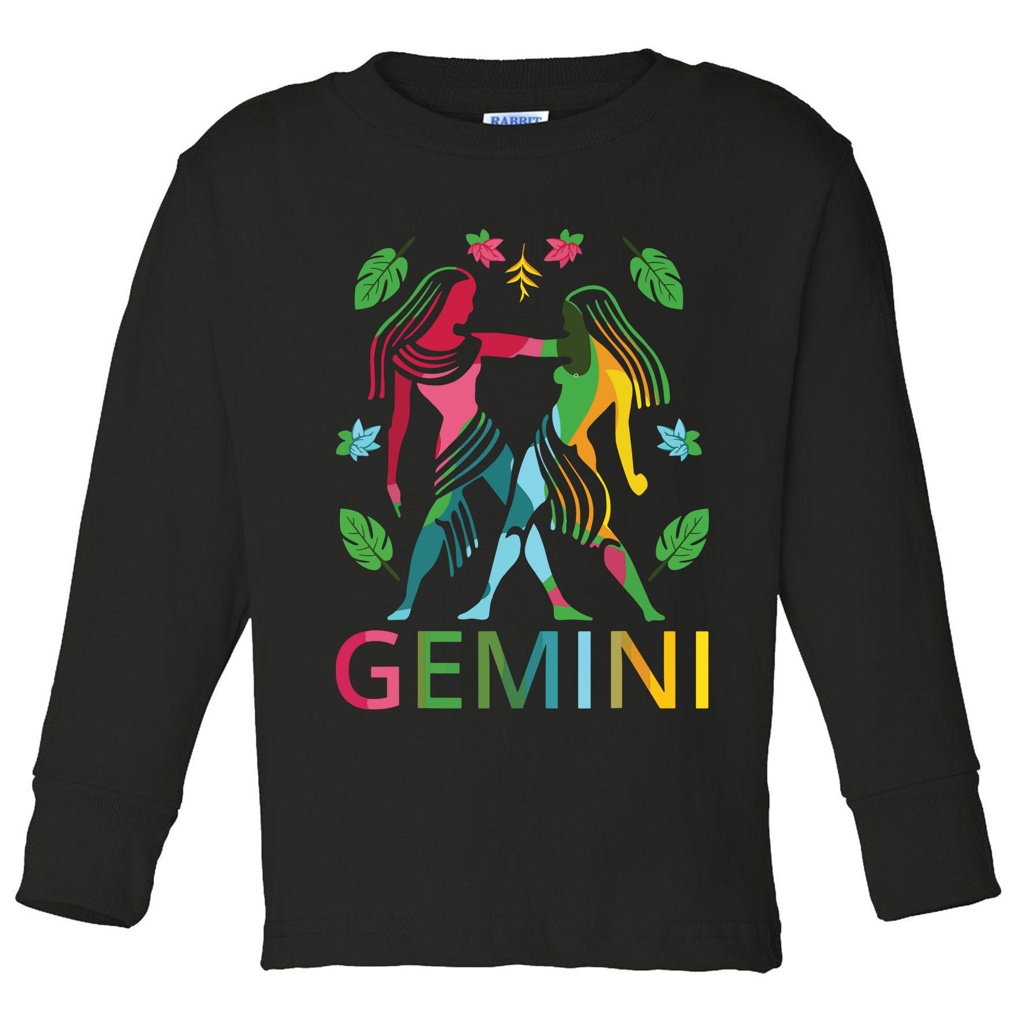 Gemini Zodiac Spring Gemini Birthday Toddler Long Sleeve Shirt