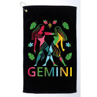 Gemini Zodiac Spring Gemini Birthday Golf Towel