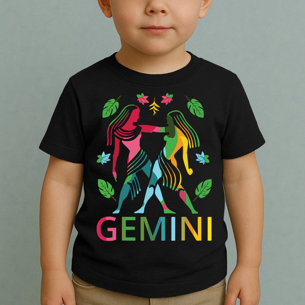 Gemini Zodiac Spring Gemini Birthday Toddler T-Shirt