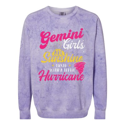 Gemini Zodiac Sign Horoscope Astrology Lover Colorblast Crewneck Sweatshirt