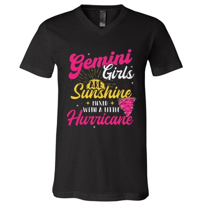 Gemini Zodiac Sign Horoscope Astrology Lover V-Neck T-Shirt