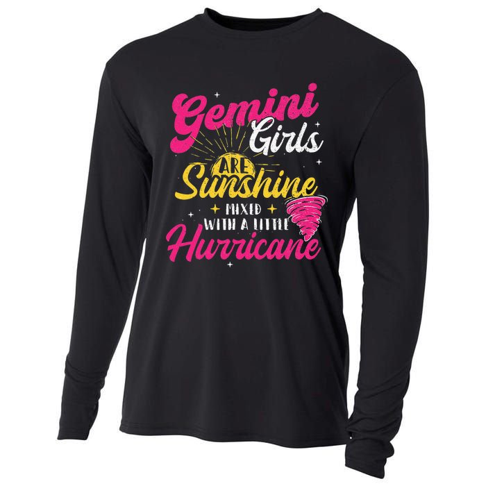 Gemini Zodiac Sign Horoscope Astrology Lover Cooling Performance Long Sleeve Crew