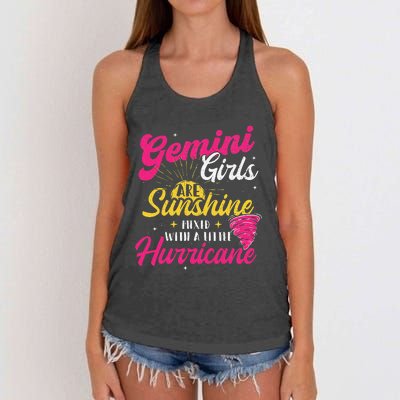 Gemini Zodiac Sign Horoscope Astrology Lover Women's Knotted Racerback Tank