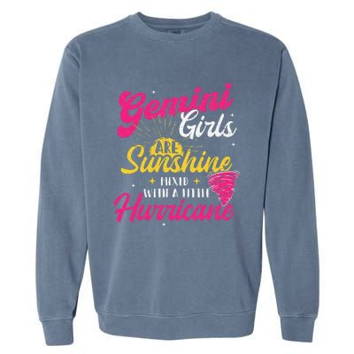 Gemini Zodiac Sign Horoscope Astrology Lover Garment-Dyed Sweatshirt