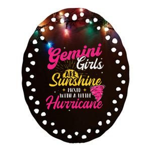 Gemini Zodiac Sign Horoscope Astrology Lover Ceramic Oval Ornament