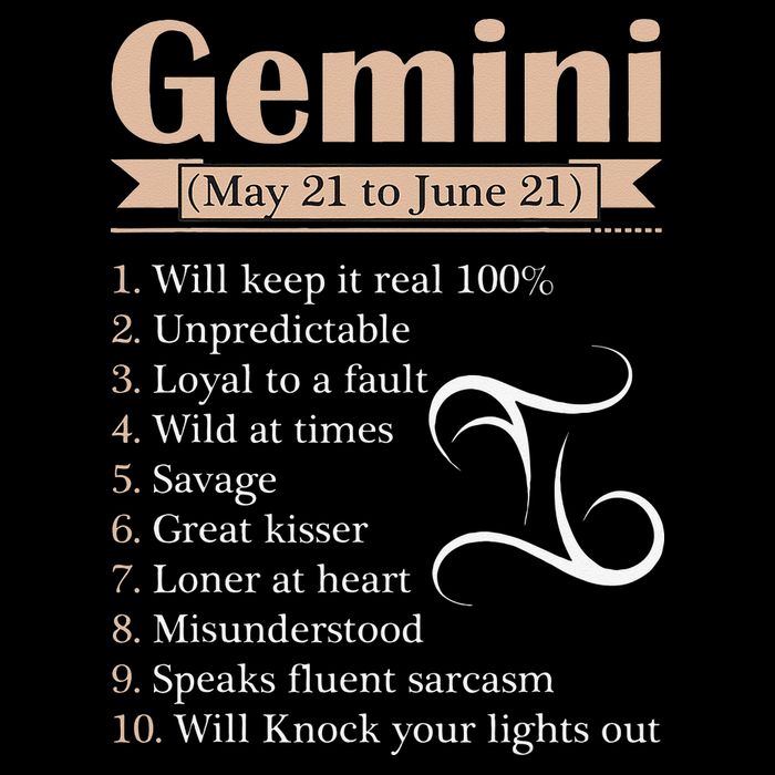 Gemini Zodiac Sign Astrology May June Birthday 16 in Basic Backpack
