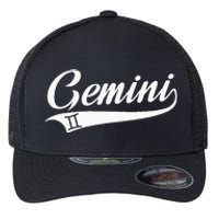 Gemini Zodiac Sign Horoscope Throwback Design Classic Flexfit Unipanel Trucker Cap