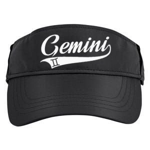 Gemini Zodiac Sign Horoscope Throwback Design Classic Adult Drive Performance Visor