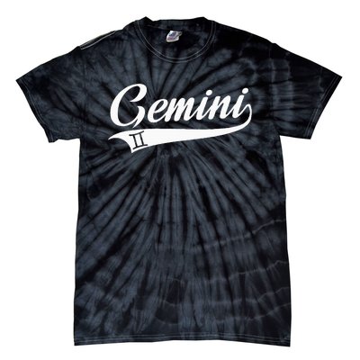 Gemini Zodiac Sign Horoscope Throwback Design Classic Tie-Dye T-Shirt