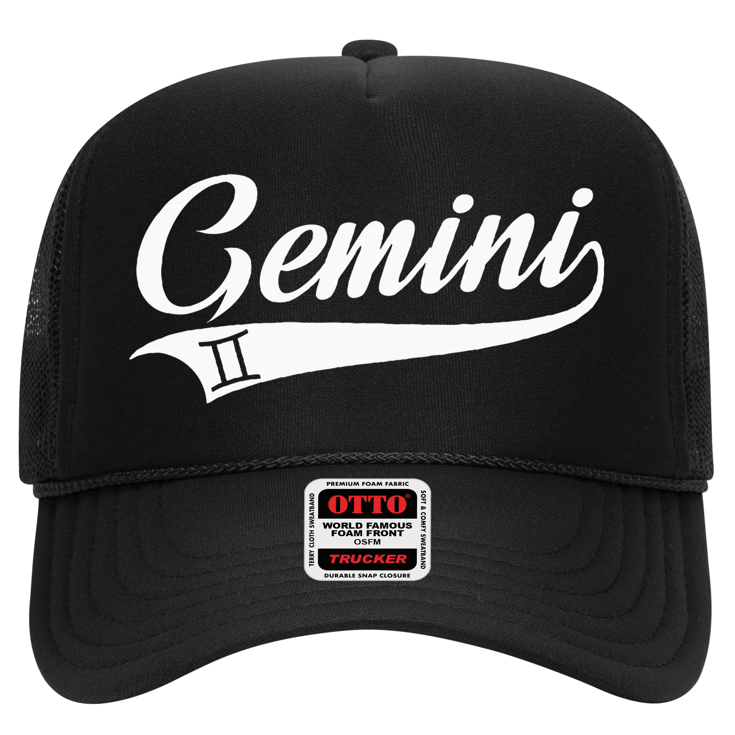 Gemini Zodiac Sign Horoscope Throwback Design Classic Hat