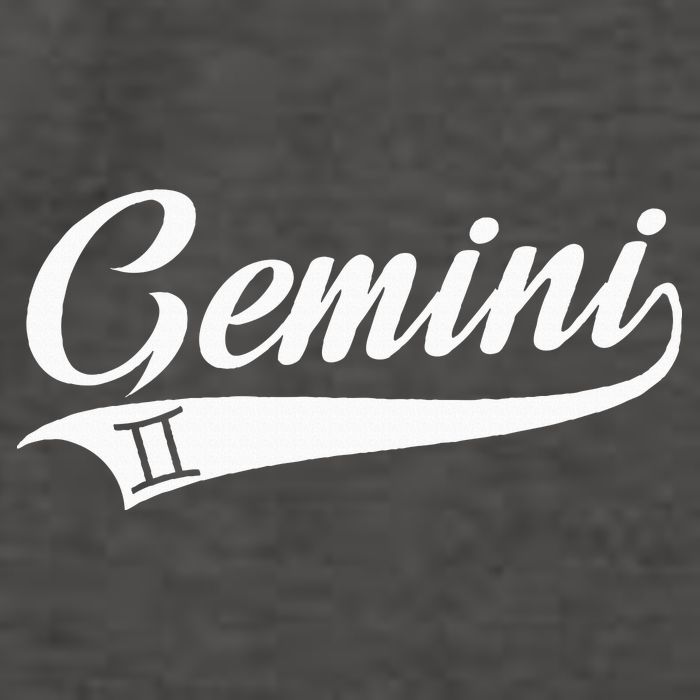 Gemini Zodiac Sign Horoscope Throwback Design Classic Vector Backpack