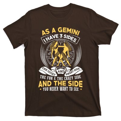 Gemini Zodiac Sign Gift Astrology T-Shirt