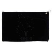 Gemini Zodiac signs Star moon Astrology horoscope Gemini Grommeted Golf Towel