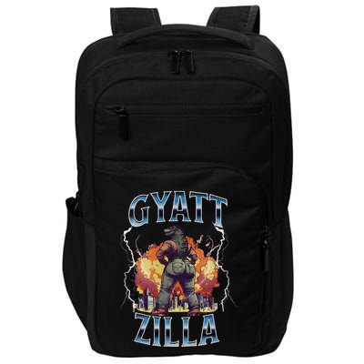 Gyatt Zilla Thic Zilla Meme Gen Z Alpha Impact Tech Backpack