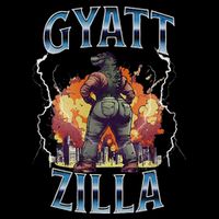 Gyatt Zilla Thic Zilla Meme Gen Z Alpha Drawstring Bag