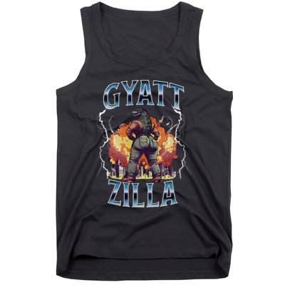 Gyatt Zilla Thic Zilla Meme Gen Z Alpha Tank Top