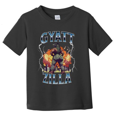Gyatt Zilla Thic Zilla Meme Gen Z Alpha Toddler T-Shirt