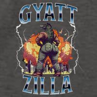 Gyatt Zilla Thic Zilla Meme Gen Z Alpha Vector Backpack