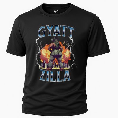 Gyatt Zilla Thic Zilla Meme Gen Z Alpha Performance Shirt