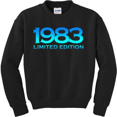 Humor 1983 40 Year Old Bday  Wo 40th Birthday Kids Sweatshirt