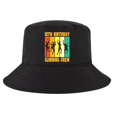 Happy 12 Birthday 12 Year Old Climber Climbing 12th Birthday Cool Comfort Performance Bucket Hat