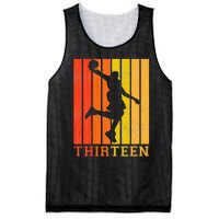 Happy 13th Birthday Decorations For Basketball Players Mesh Reversible Basketball Jersey Tank