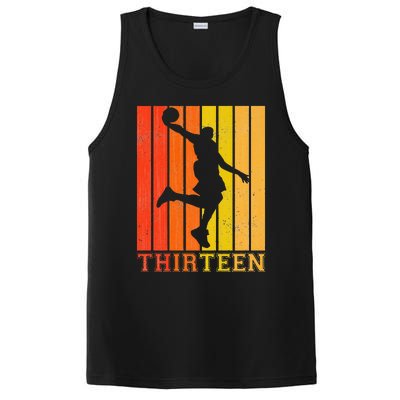 Happy 13th Birthday Decorations For Basketball Players PosiCharge Competitor Tank