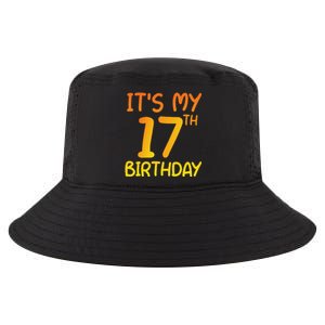 Happy 17th Birthday Gift It's My 17 Birthday 17 Years Bday Cool Comfort Performance Bucket Hat