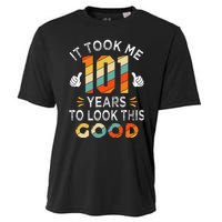 Happy 101st Birthday Gifts Took Me 101 Years 101 Year Old Cooling Performance Crew T-Shirt