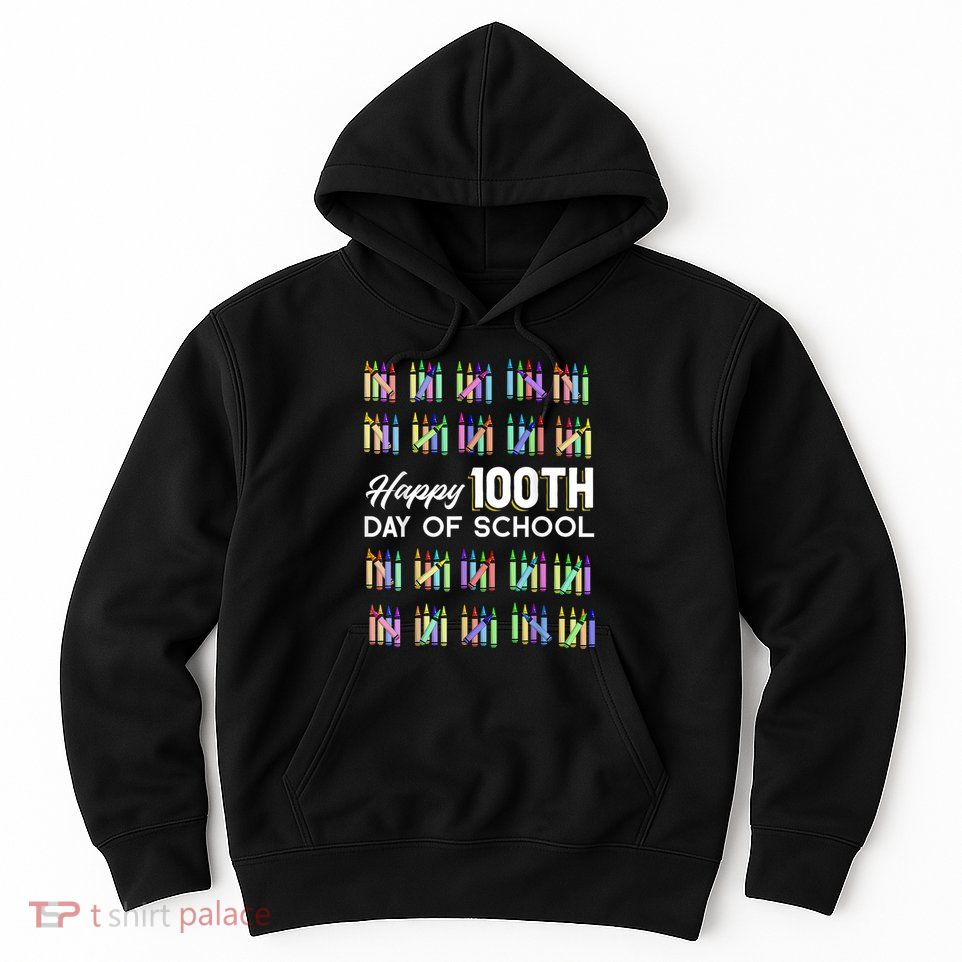 Happy 100th Day Of School Student Gift 100 Days Of School Hoodie
