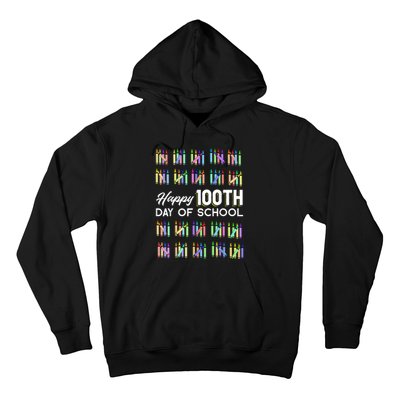 Happy 100th Day Of School Student Gift 100 Days Of School Hoodie