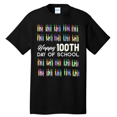 Happy 100th Day Of School Student Gift 100 Days Of School Tall T-Shirt