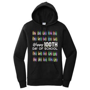 Happy 100th Day Of School Student Gift 100 Days Of School Women's Pullover Hoodie