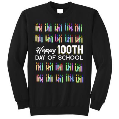 Happy 100th Day Of School Student Gift 100 Days Of School Tall Sweatshirt