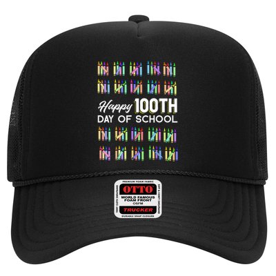 Happy 100th Day Of School Student Gift 100 Days Of School Trucker Hat