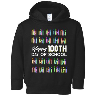 Happy 100th Day Of School Student Gift 100 Days Of School Toddler Hoodie