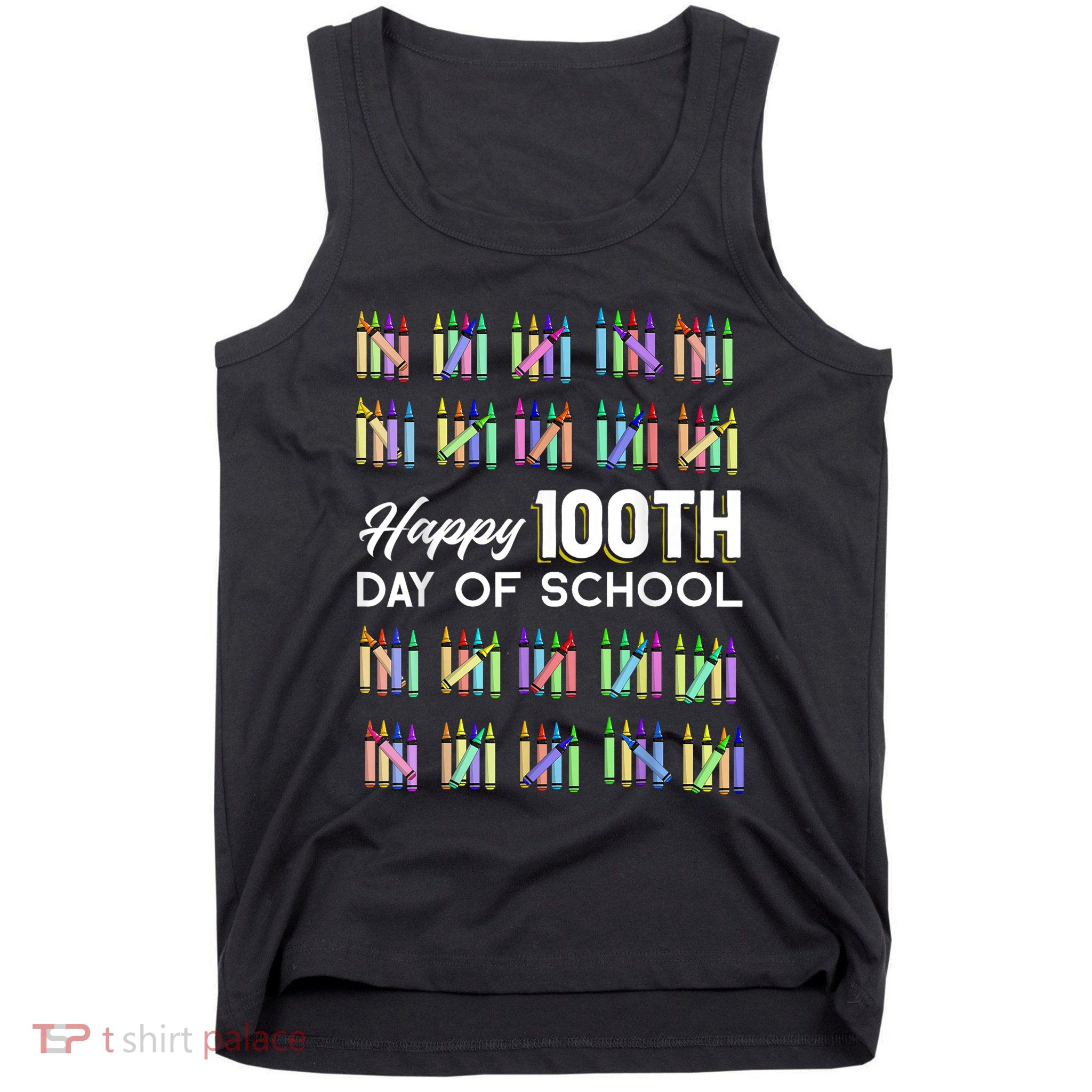 Happy 100th Day Of School Student Gift 100 Days Of School Tank Top