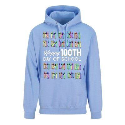 Happy 100th Day Of School Student Gift 100 Days Of School Unisex Surf Hoodie