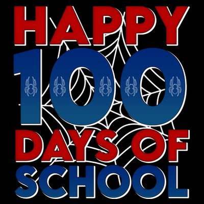Happy 100 Days Of School Cute Superhero T-Shirt