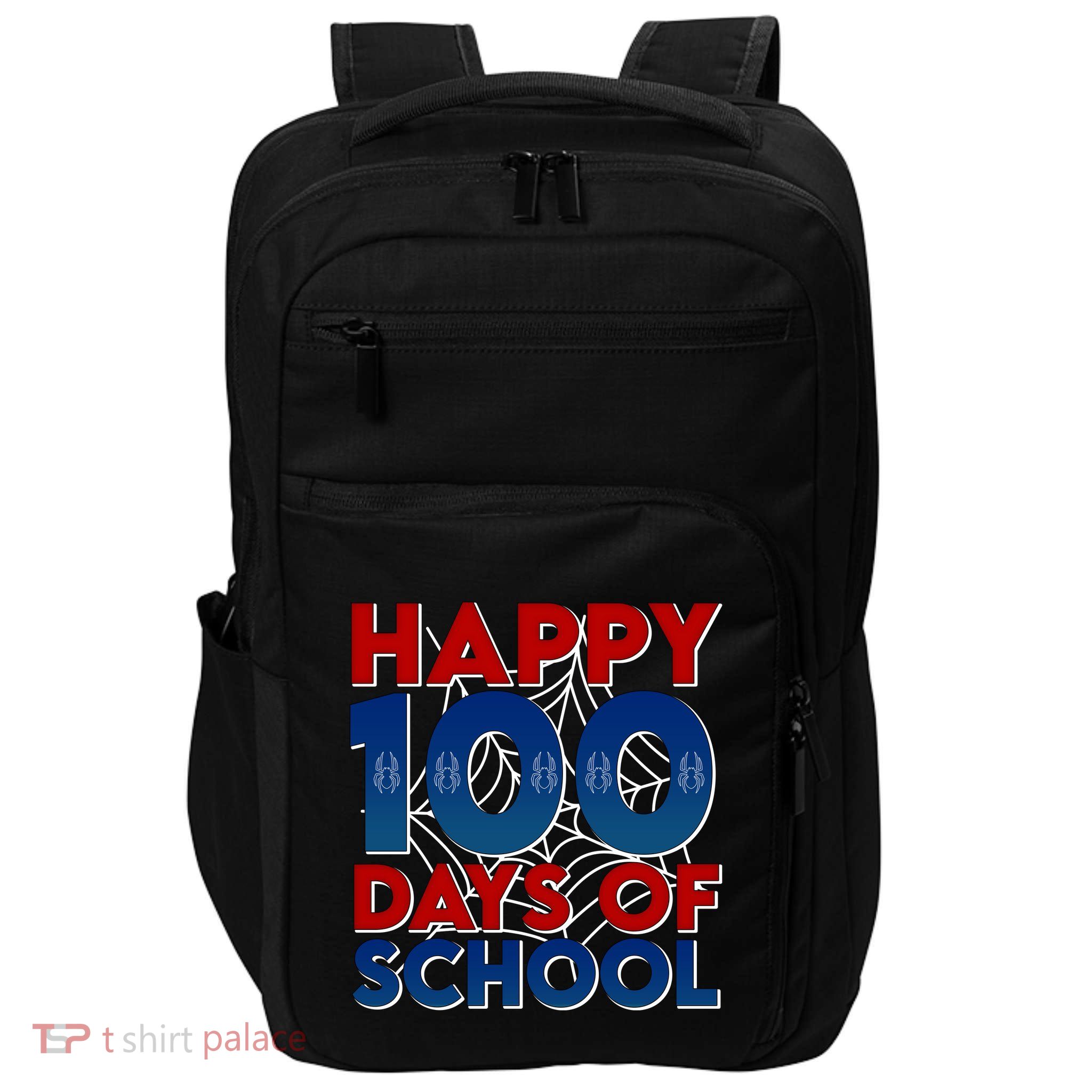 Happy 100 Days Of School Cute Superhero Impact Tech Backpack