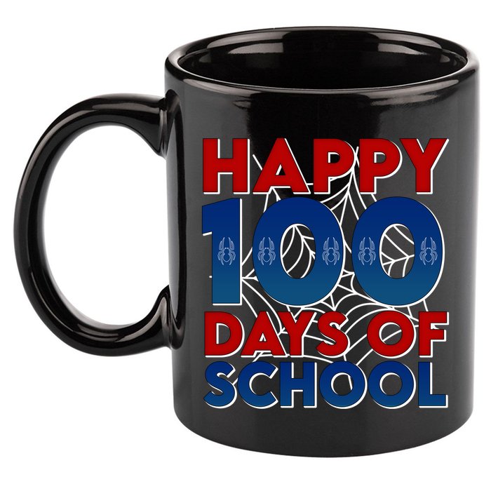 Happy 100 Days Of School Cute Superhero 11oz C Handle Ceramic Mug