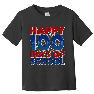 Happy 100 Days Of School Cute Superhero Toddler T-Shirt