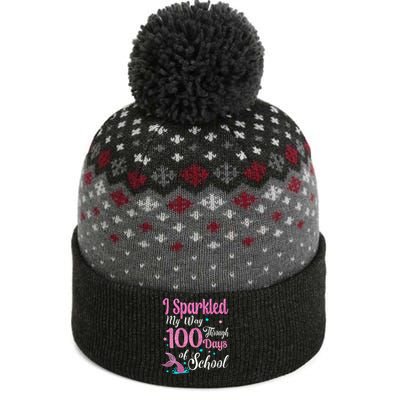 HAPPY 100TH DAY I SPARKLED MY WAY THROUGH 100 DAYS OF SCHOOL The Baniff Cuffed Pom Beanie