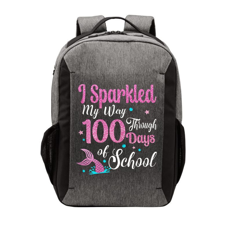 HAPPY 100TH DAY I SPARKLED MY WAY THROUGH 100 DAYS OF SCHOOL Vector Backpack