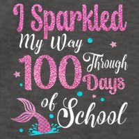 HAPPY 100TH DAY I SPARKLED MY WAY THROUGH 100 DAYS OF SCHOOL Vector Backpack