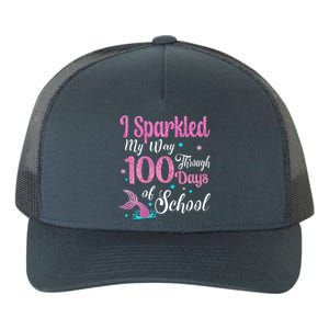 HAPPY 100TH DAY I SPARKLED MY WAY THROUGH 100 DAYS OF SCHOOL Yupoong Adult 5-Panel Trucker Hat